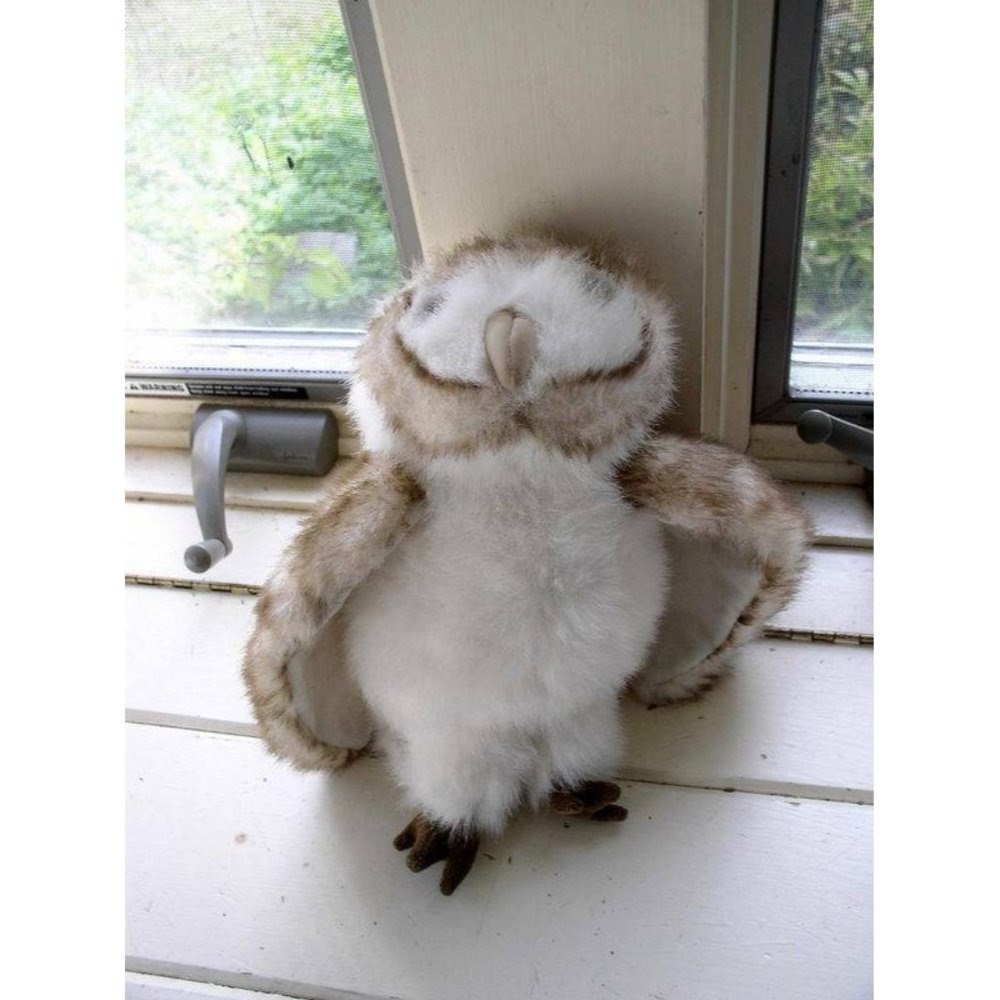 Folkmanis Barn Owl Hand Puppet Plush Toy